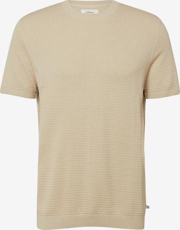 s.Oliver Pullover in Beige: Vorderseite