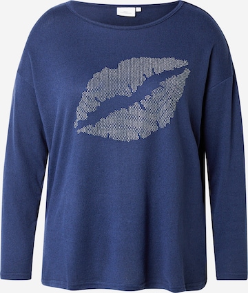 ONLY Carmakoma Paita 'CARALBA' värissä sininen: etupuoli