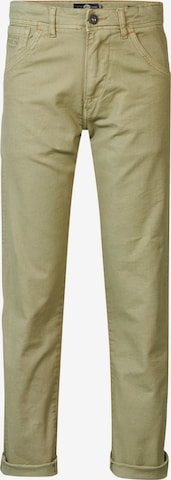 Petrol Industries Regular Pants in Green: front