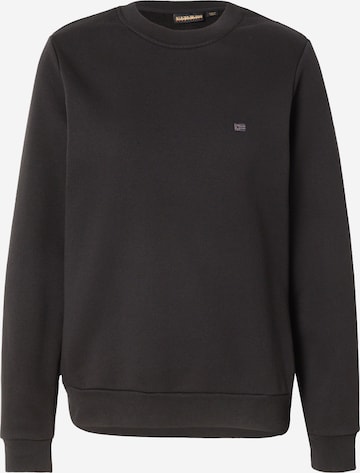 NAPAPIJRI - Sudadera 'B-AURORA' en negro: frente