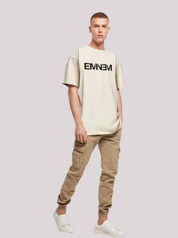 T-Shirt 'Eminem' F4NT4STIC en beige