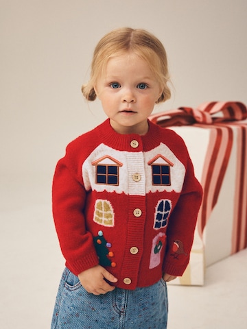 Next Knit cardigan in Red: front
