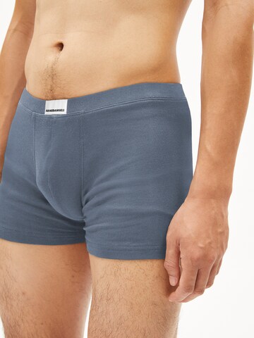 ARMEDANGELS Boxershorts ' RICAARD RIB ' in Blauw