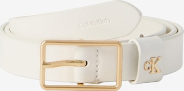 Calvin Klein Gürtel in Weiß: Vorderseite