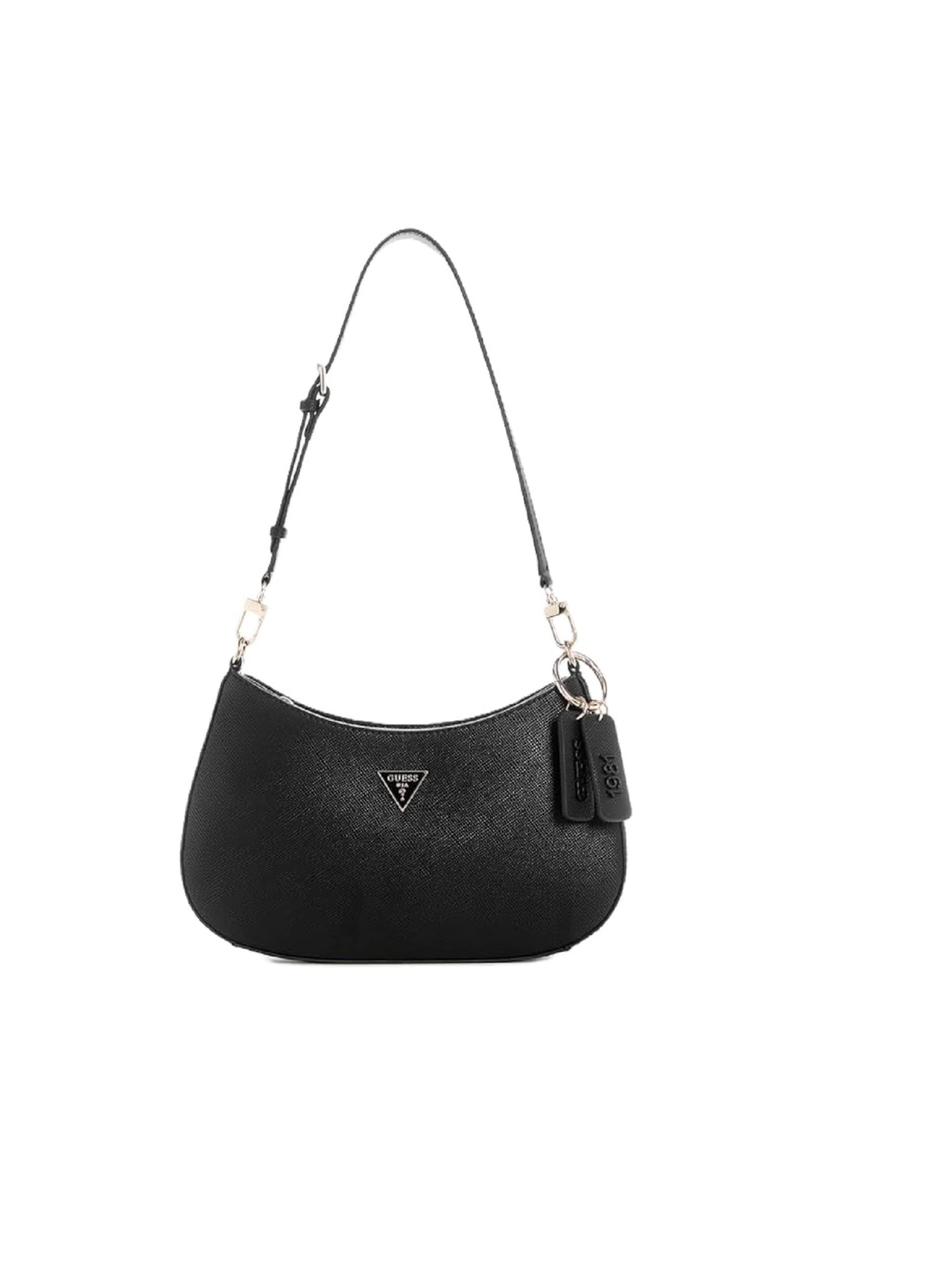 Borsa a mano 'Guess noelle II' di GUESS in nero: frontale