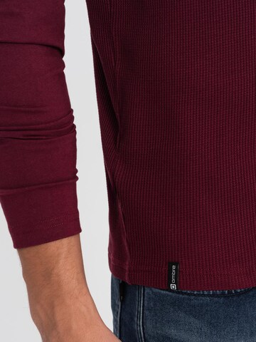 Ombre Shirt 'OM-LSCL-0109' in Rood