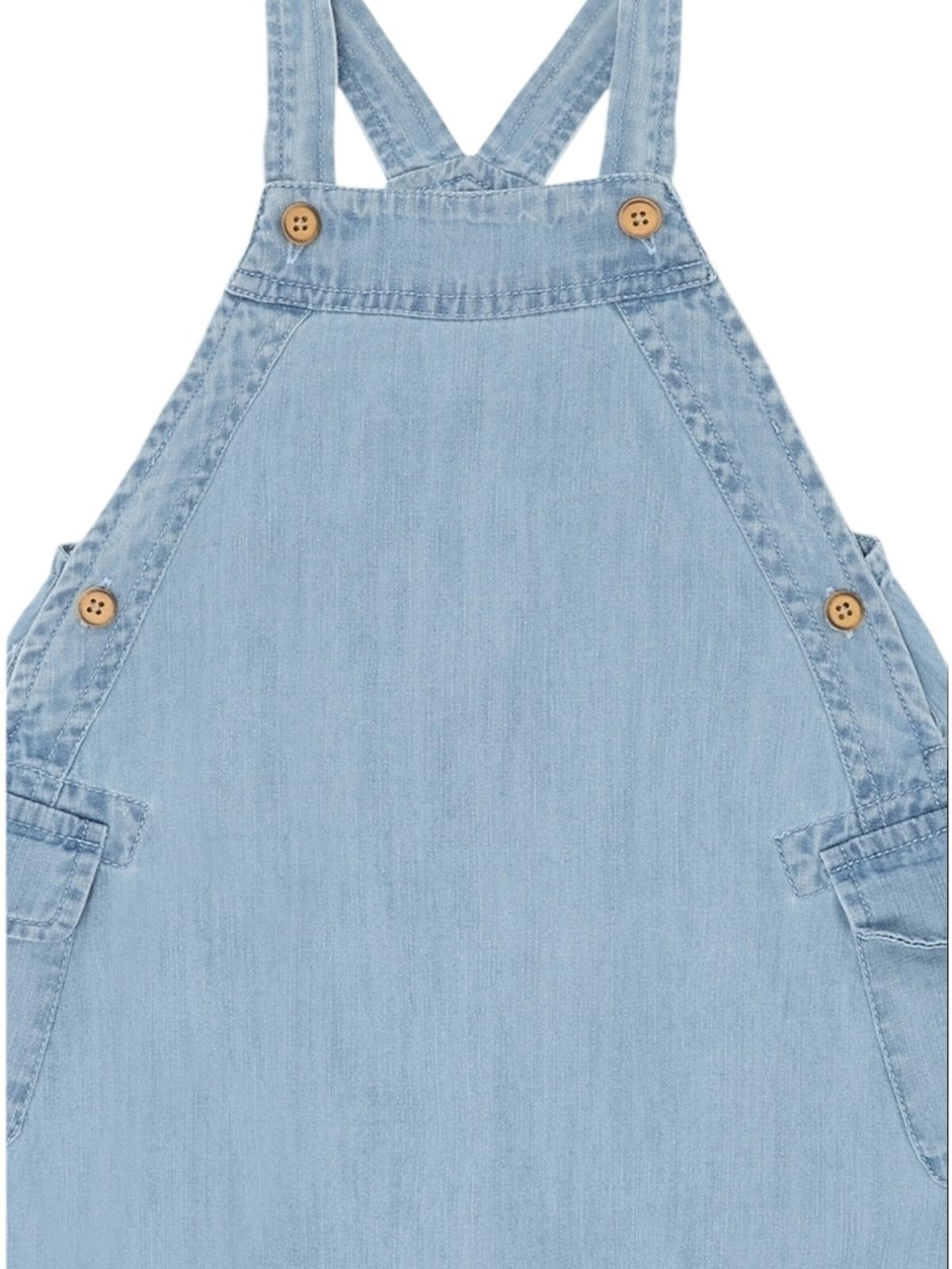 Hust & Claire Regular Dungarees 'HCMaks Chambray' in Blue