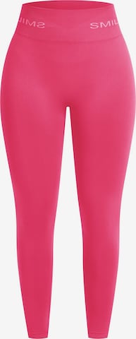 Leggings Smilodox en rose : devant