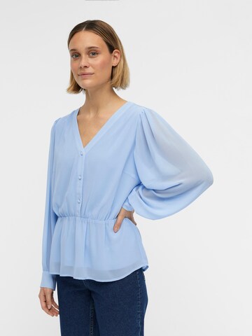 OBJECT - Blusa 'Mila' em azul: frente