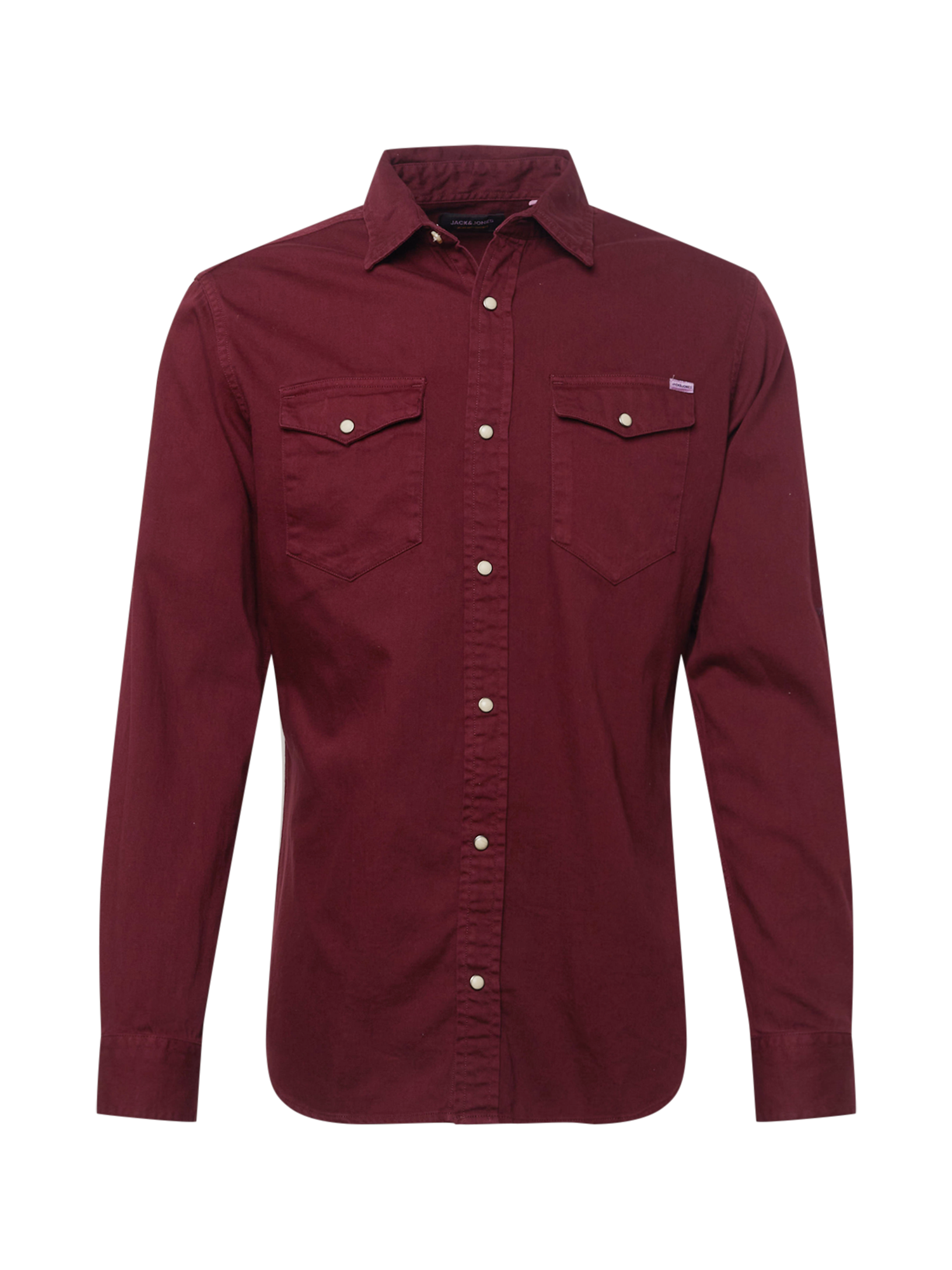 Uomo Camicie da uomo JACK & JONES Camicia SHERIDAN in Rosso Vino 