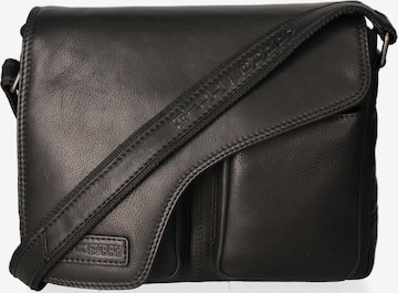 Borsa a tracolla di HILL BURRY in nero: frontale