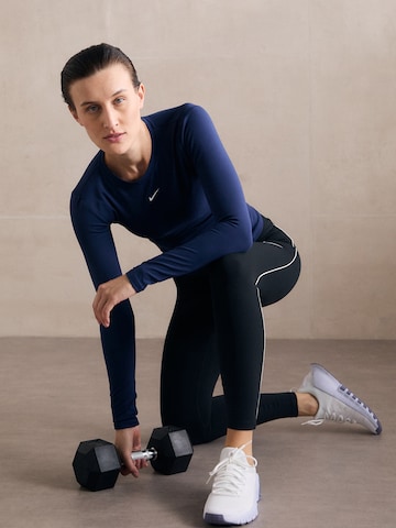 NIKE Funkcionalna majica 'ONE' | modra barva