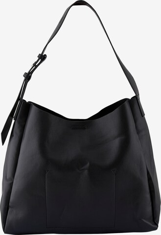 PIECES Shoulder Bag 'VERLE' in Black: front