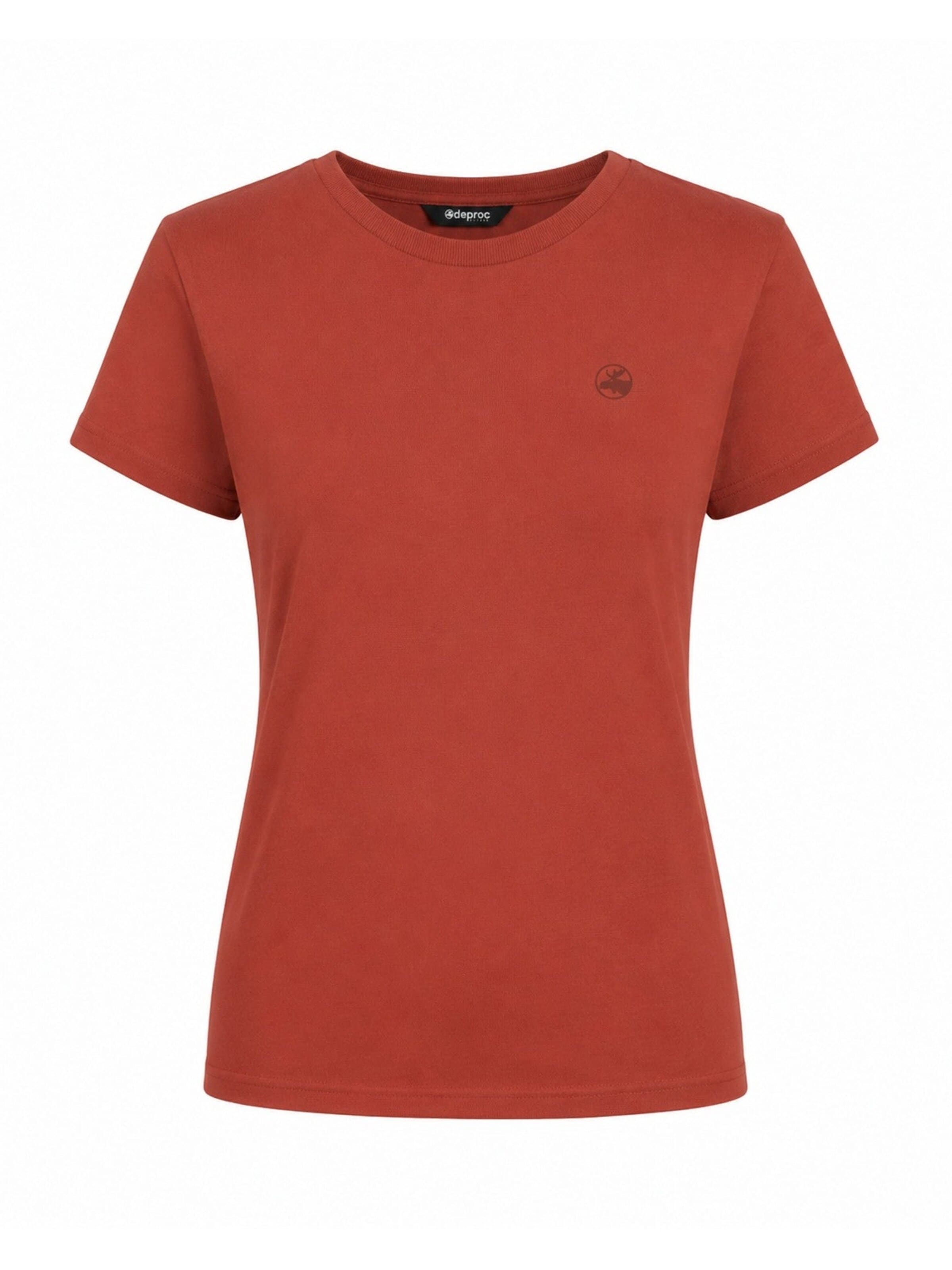 Maglietta 'DEPROC ACTIVE LAGUN Damen T-Shirt' di deproc in rosso: frontale