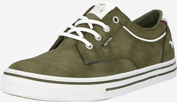 MUSTANG Sneakers laag in Groen: voorkant