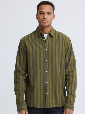 BLEND Regular Fit Langarmhemd ' BHDaris ' in Grün