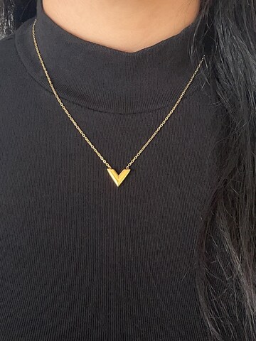 Pure Schmuck Necklace 'Velvet' in Gold