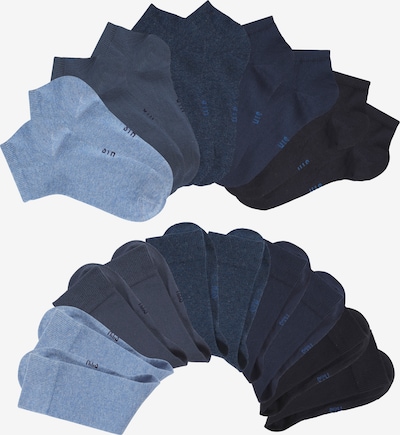 H.I.S Socken in 35-38 in marine / navy / hellblau / blaumeliert, Produktansicht