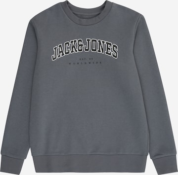 Sweat 'JJECALEB' Jack & Jones Junior en bleu : devant