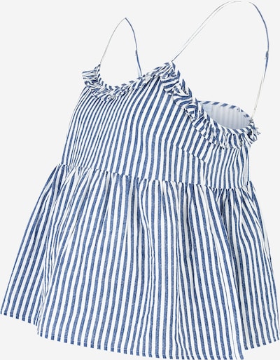 Pieces Maternity Top 'AGGI' - námornícka modrá / biela, Produkt
