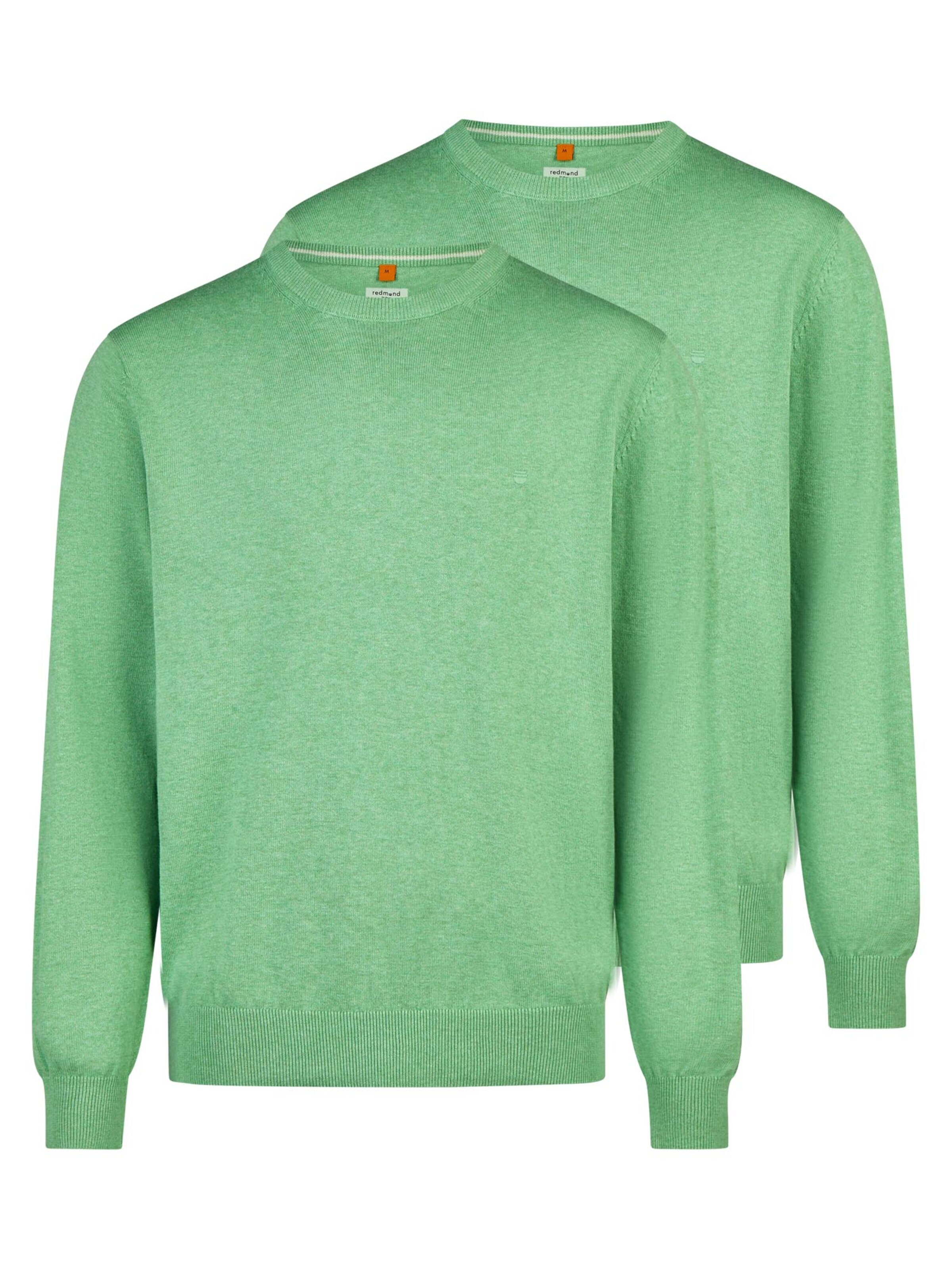 redmond Sweater 'Basic' in Green: front