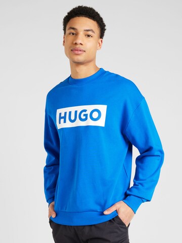 HUGO Sweatshirt 'Niero' in Blue: front