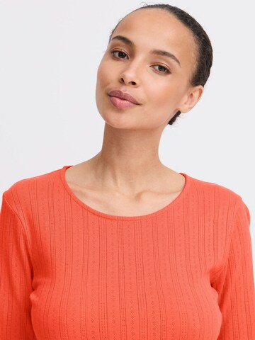 b.young Shirt 'UNICA' in Rot