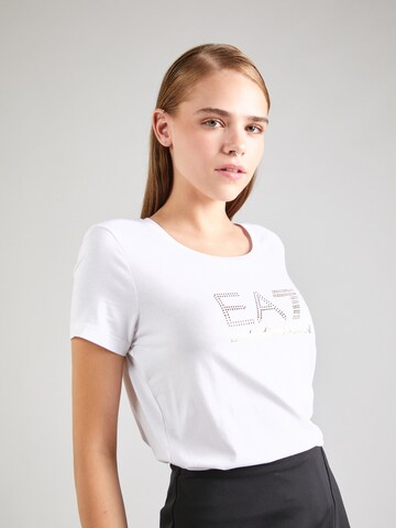 Tricou de la EA7 Emporio Armani pe alb