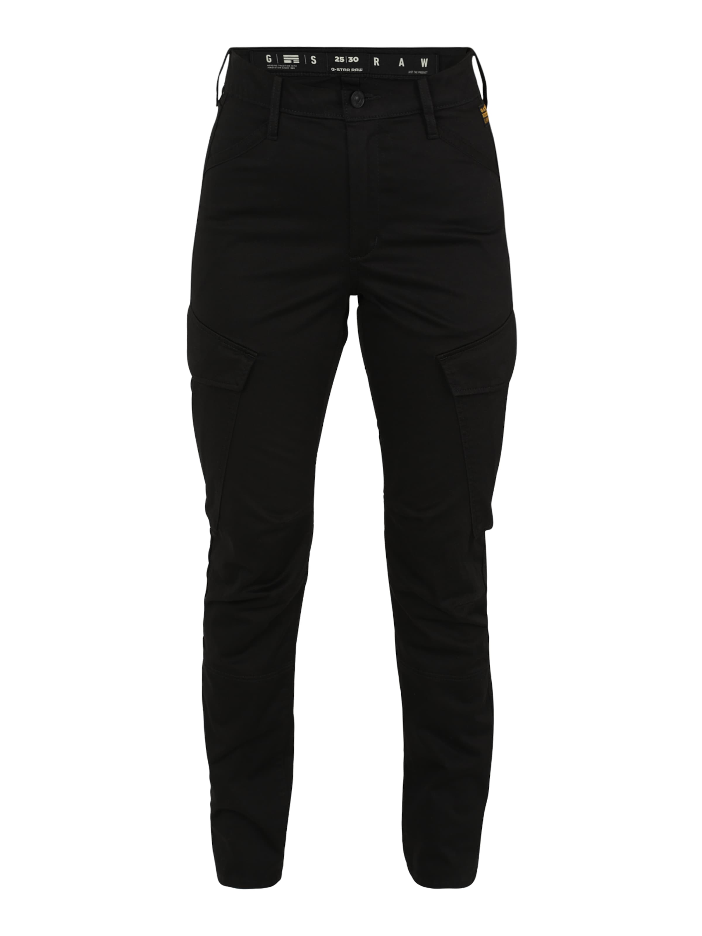 G-STAR Slimfit Kapsáče – černá: přední strana