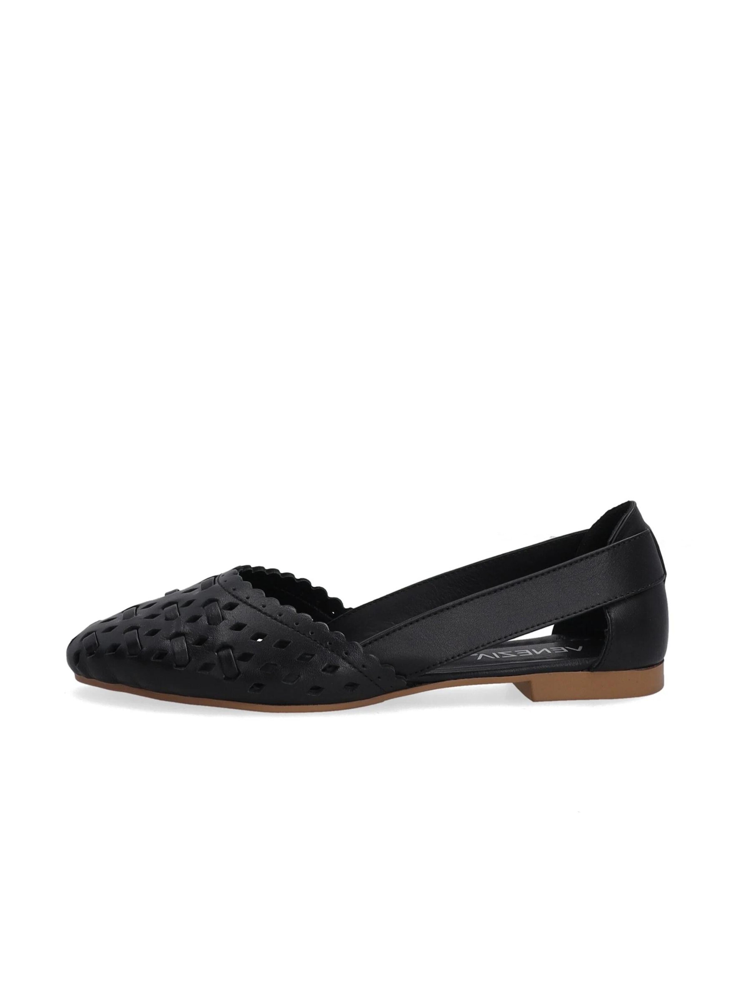 VENEZIA Ballerina 'Venezia'‌‌‌‌‌‌‌‌‌ in Schwarz: Vorderseite