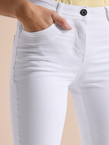 CECIL - Slimfit Pantalón 'Toronto' en blanco