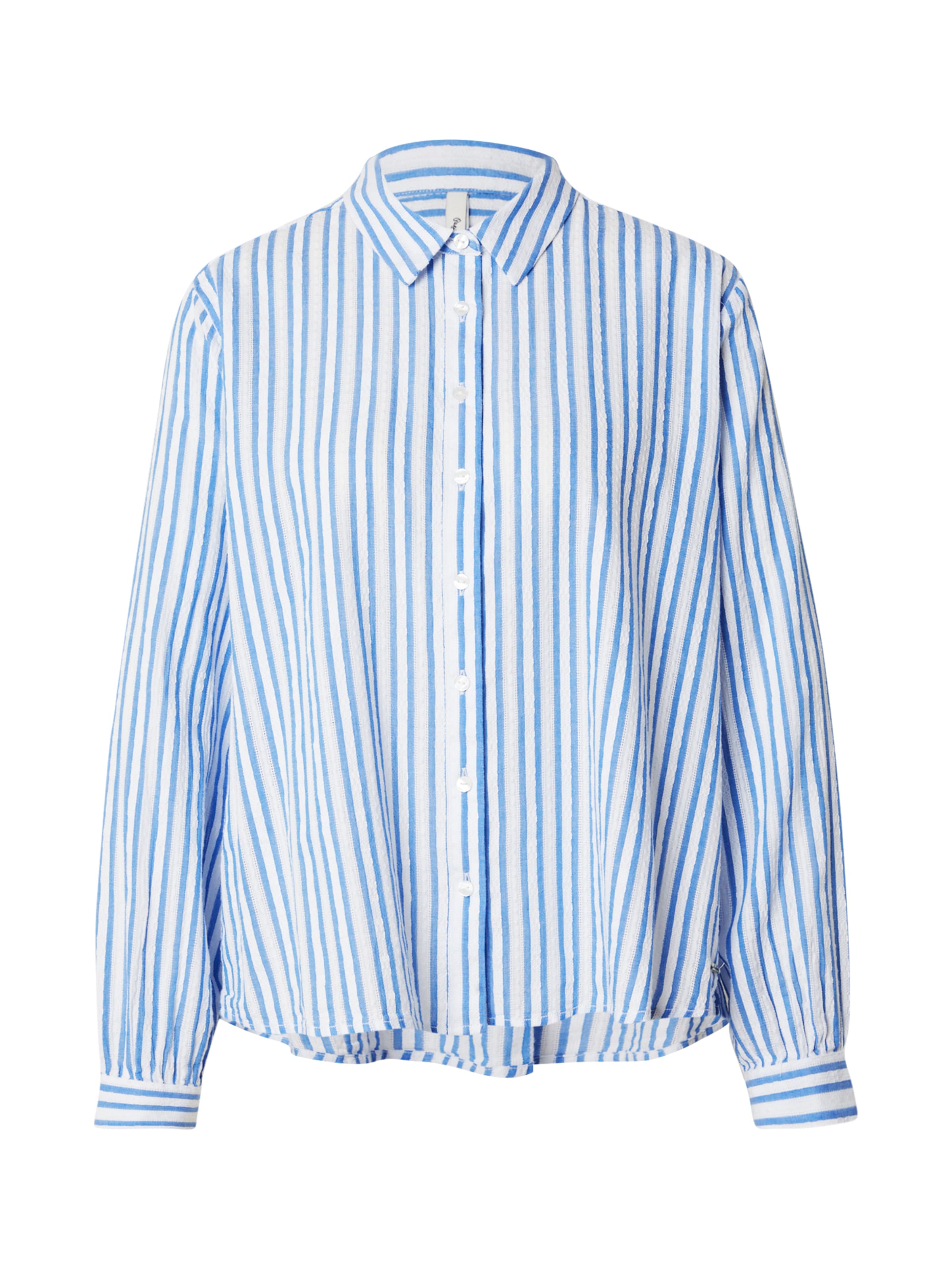 Bluză de la Pepe Jeans pe albastru: față