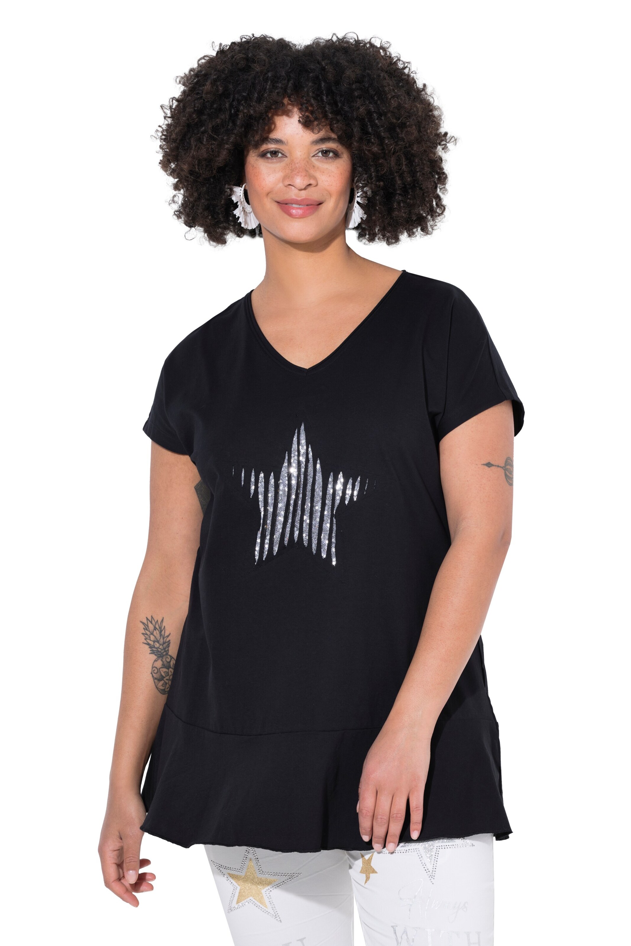 Angel of Style Shirt in Schwarz: Vorderseite