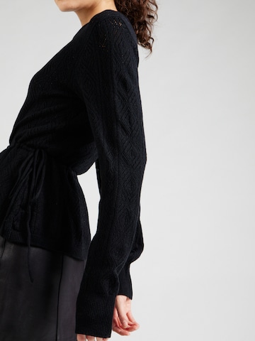 OBJECT Sweter 'HAVANA' w kolorze czarny