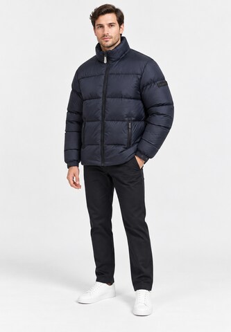 Elara Winterjas in Blauw