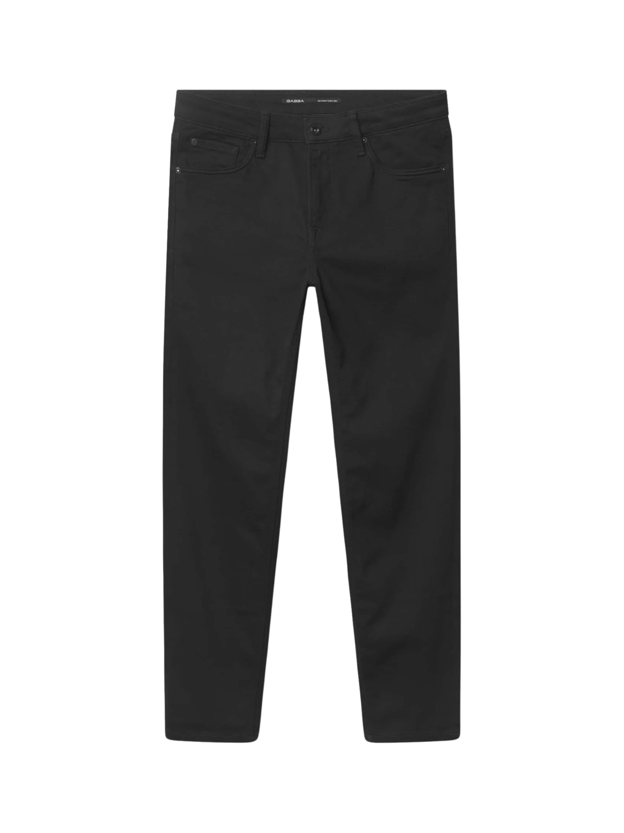 GABBA regular Jeans 'Max' i sort: forside