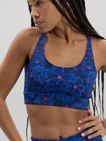 Bustier Soutien-gorge de sport 'Criss Cross' Hey Honey en bleu