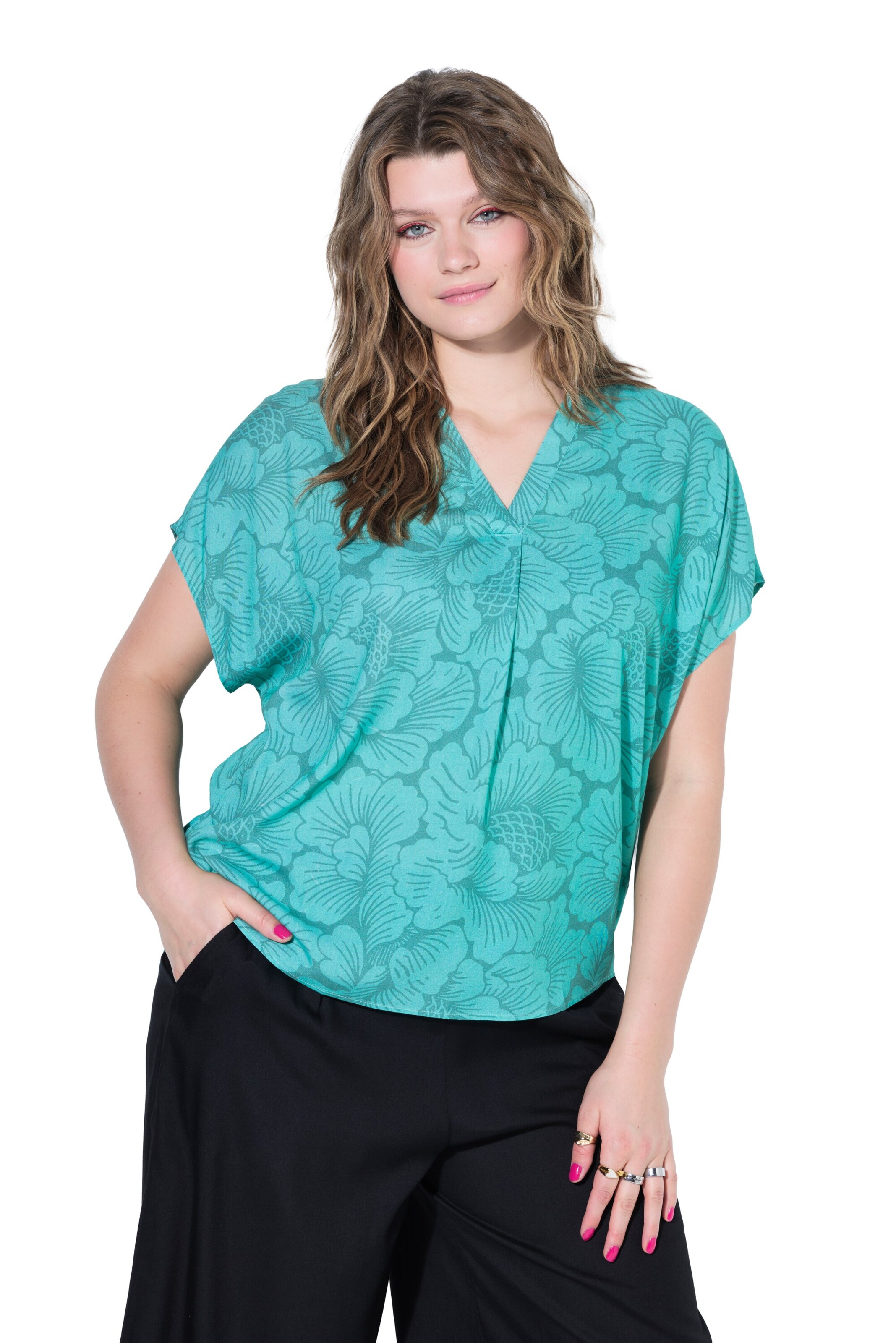 Studio Untold Bluse in Blau: Vorderseite