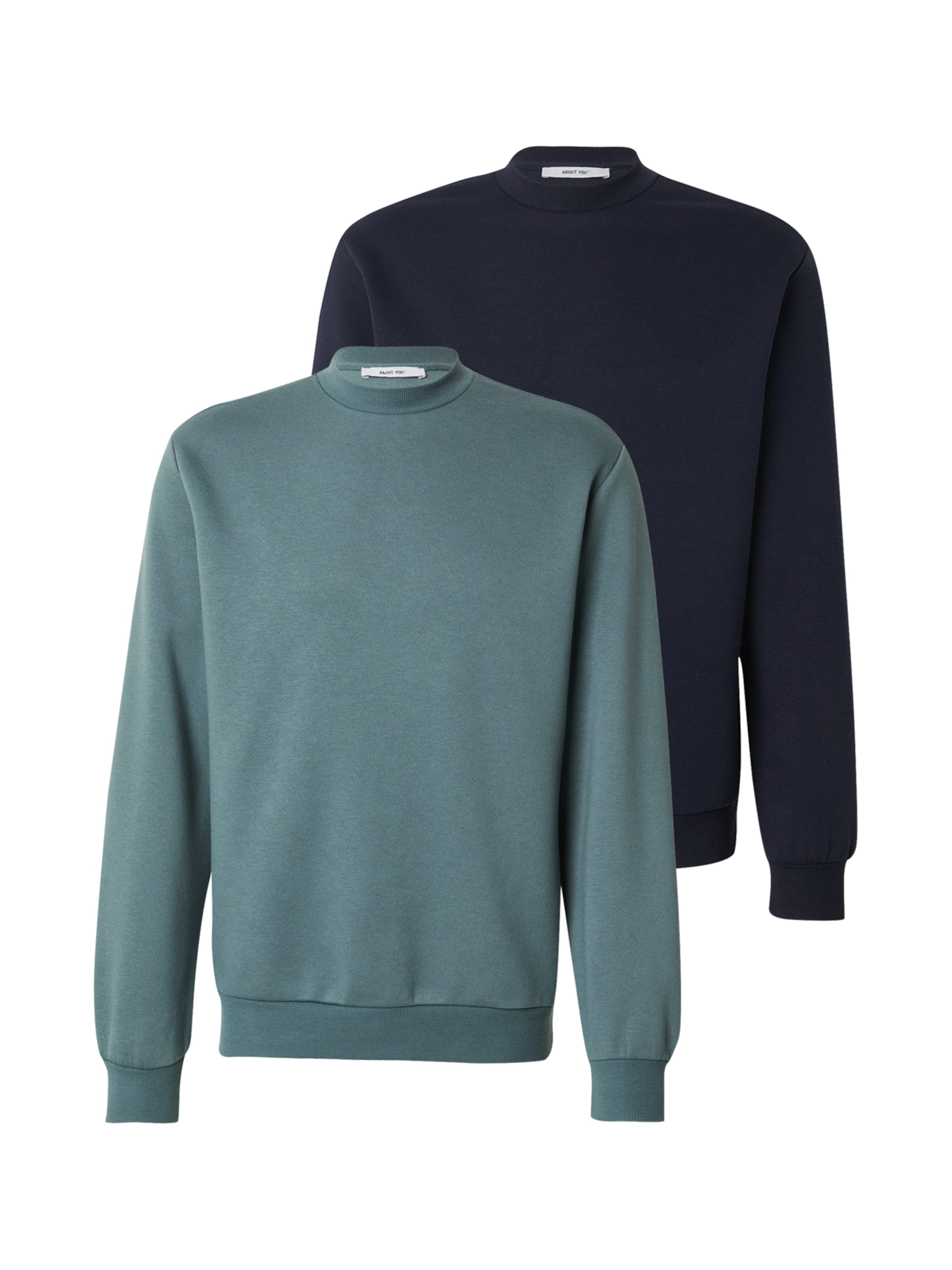 ABOUT YOU Sweatshirt 'Davin' in Blue: front