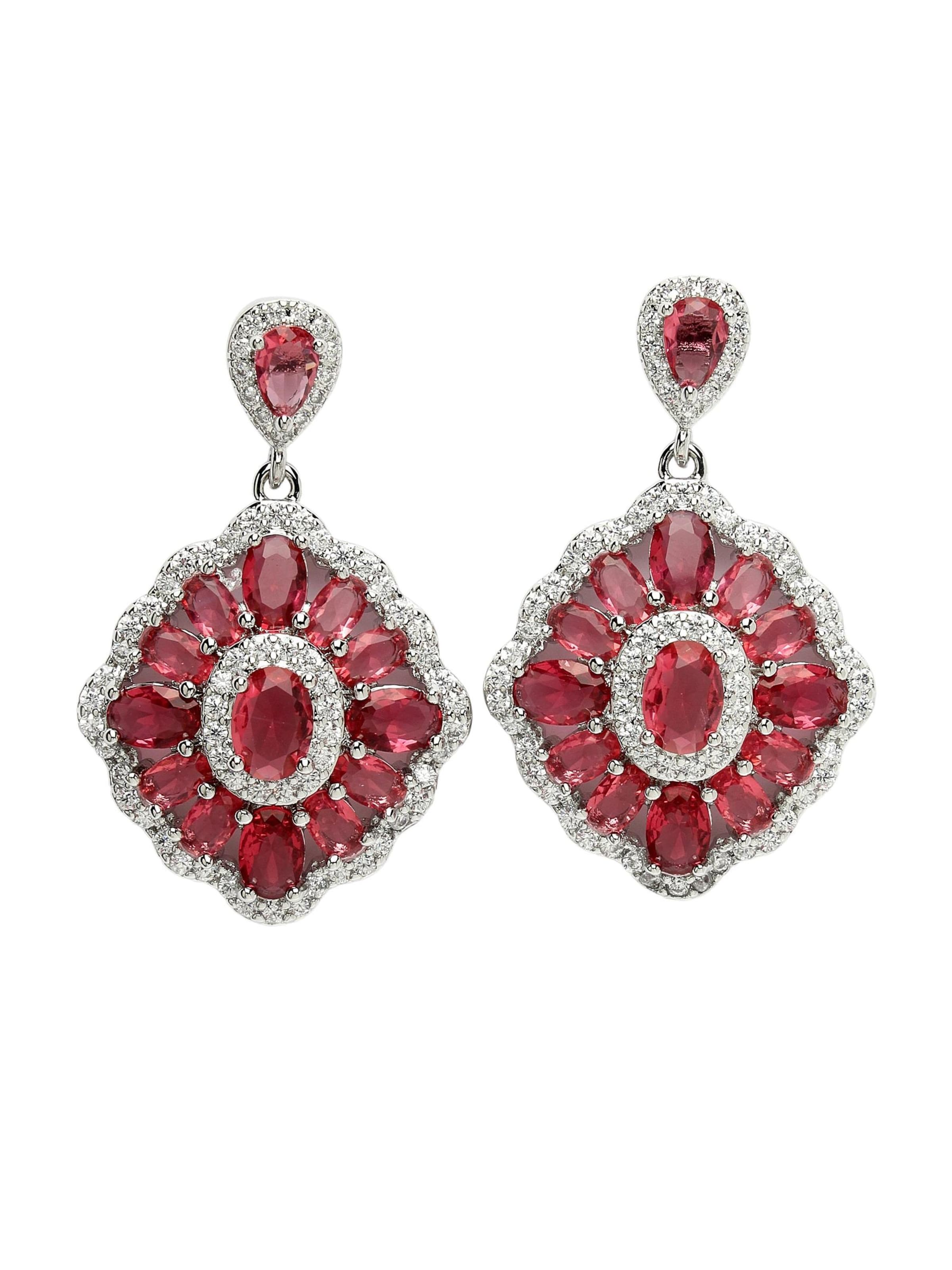 AVANT-GARDE PARIS Earrings 'Rosala' in Red: front