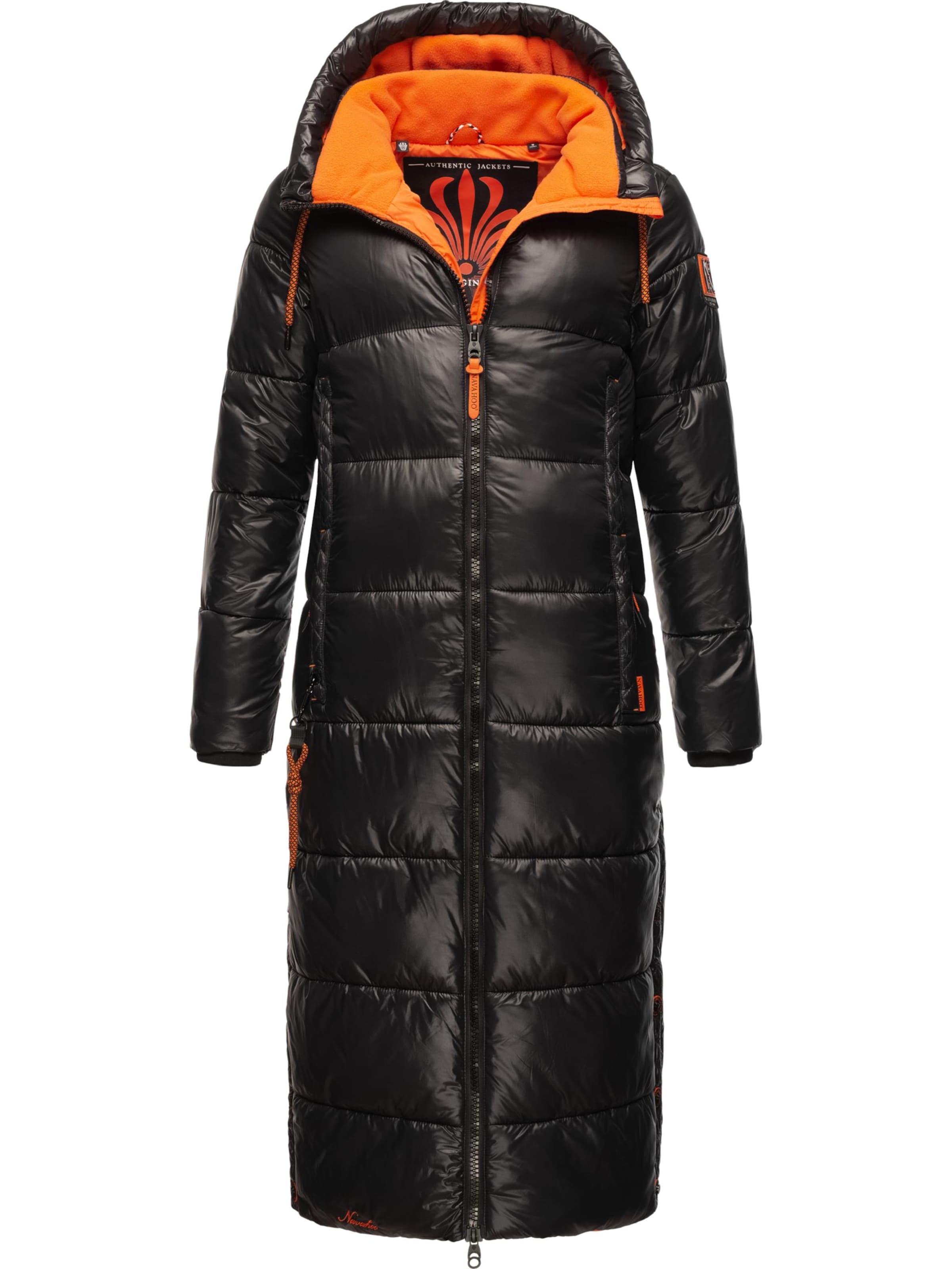 melns NAVAHOO Ziemas mētelis 'Schmuseengel'