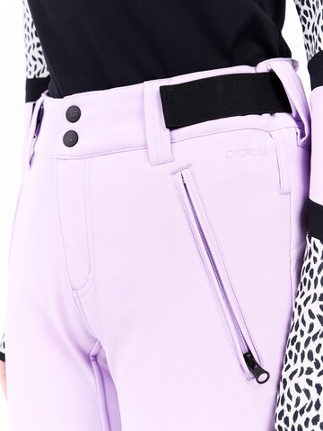 PROTEST Slimfit Sportbroek 'PRTRELOLE' in Lila