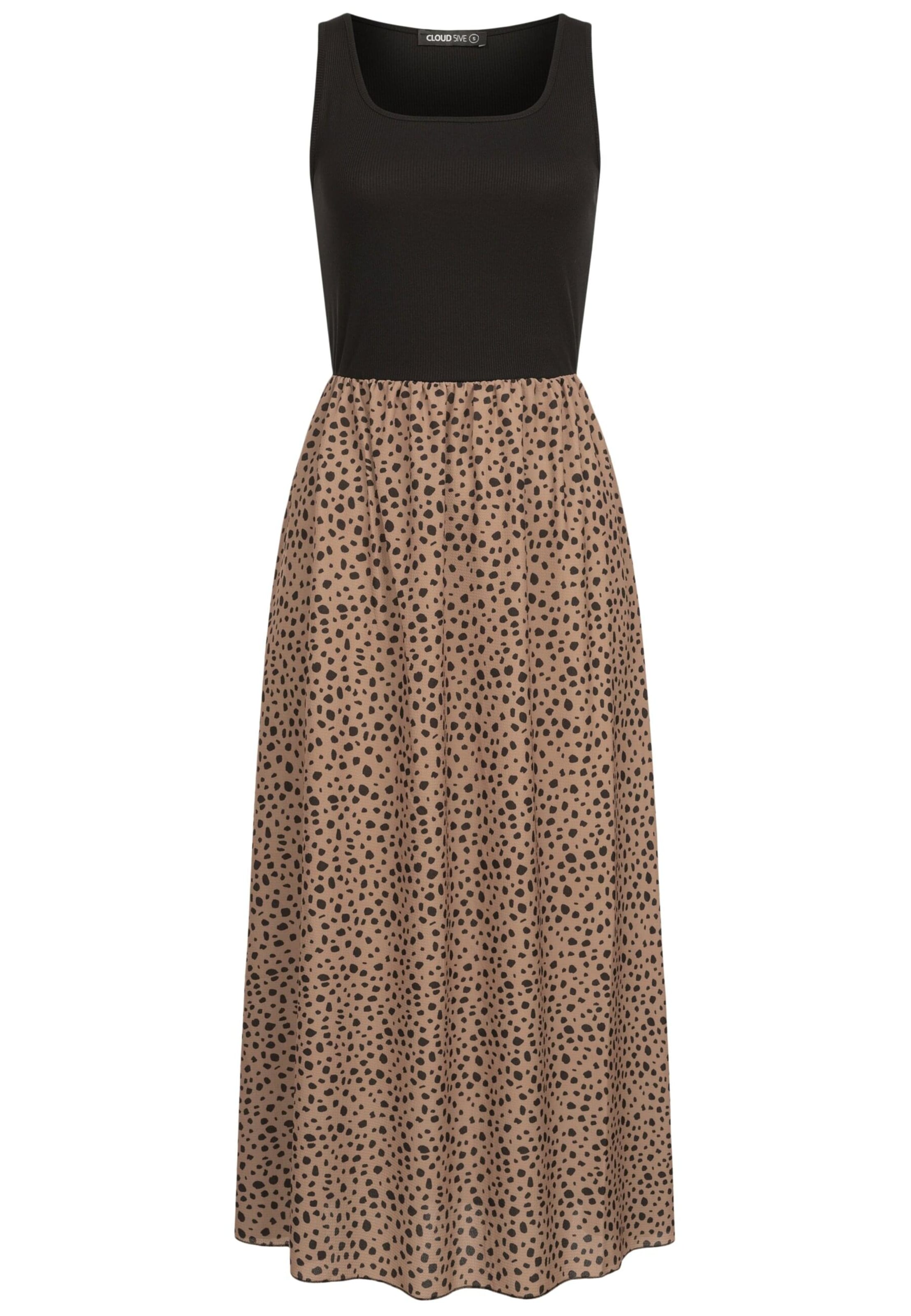 Cloud5ive Šaty – hnědá: přední strana