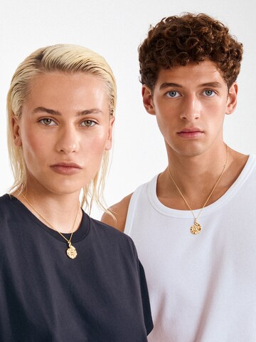 Chaîne 'HAZE' Pilgrim en or : devant