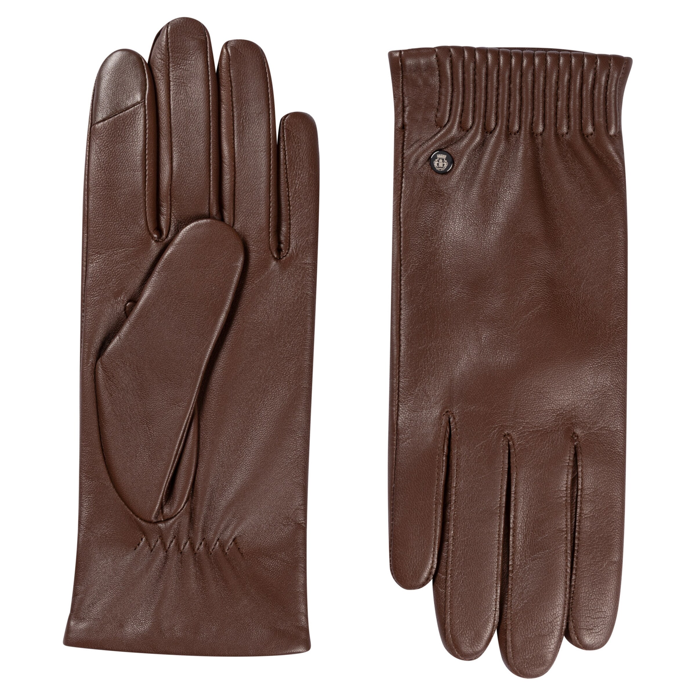 Mezzoguanti 'ARIZONA TOUCH' di Roeckl in marrone: frontale
