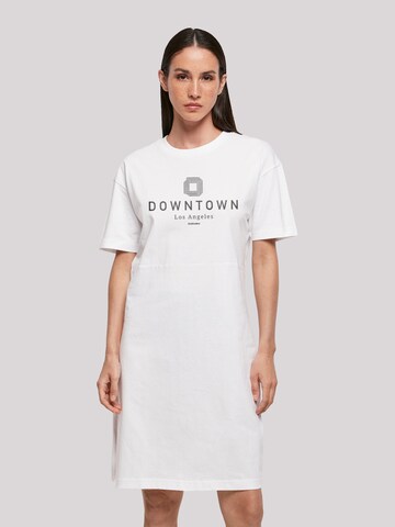 Robe 'Downtown LA' F4NT4STIC en blanc : devant