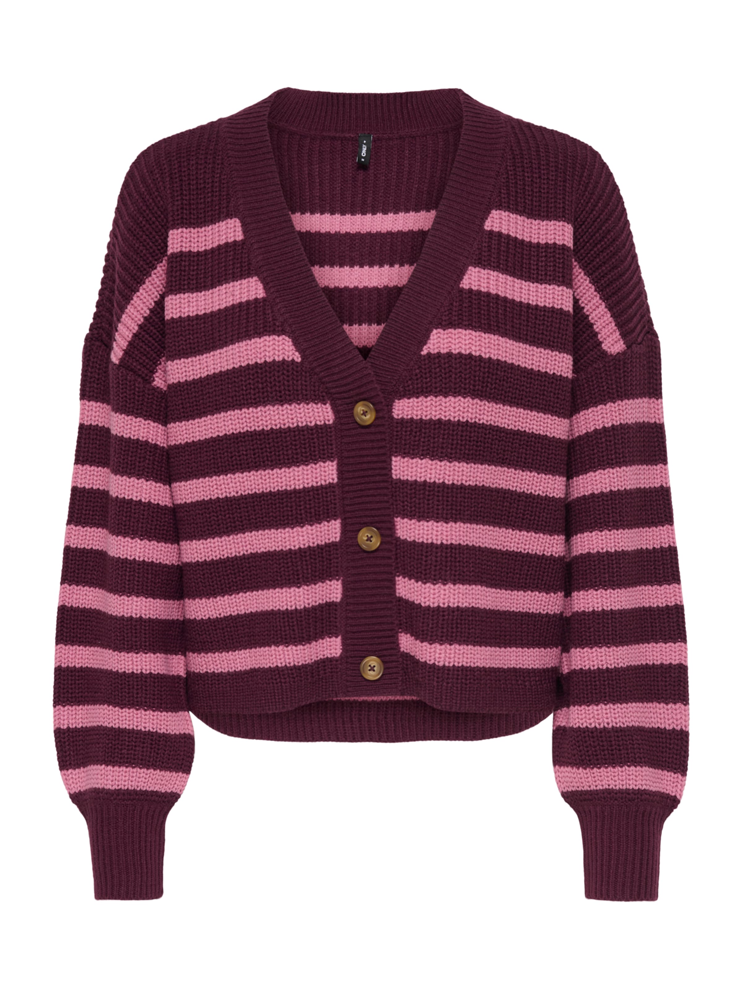 ONLY Плетена жилетка 'ONLCALLIE' в червено: отпред