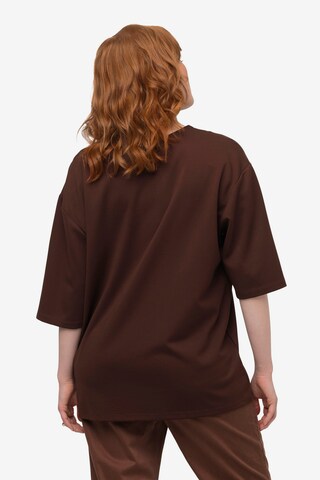 Ulla Popken T-shirt i brun