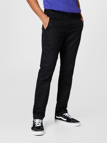 VANS Slimfit Chino 'Authentic' in Zwart: voorkant