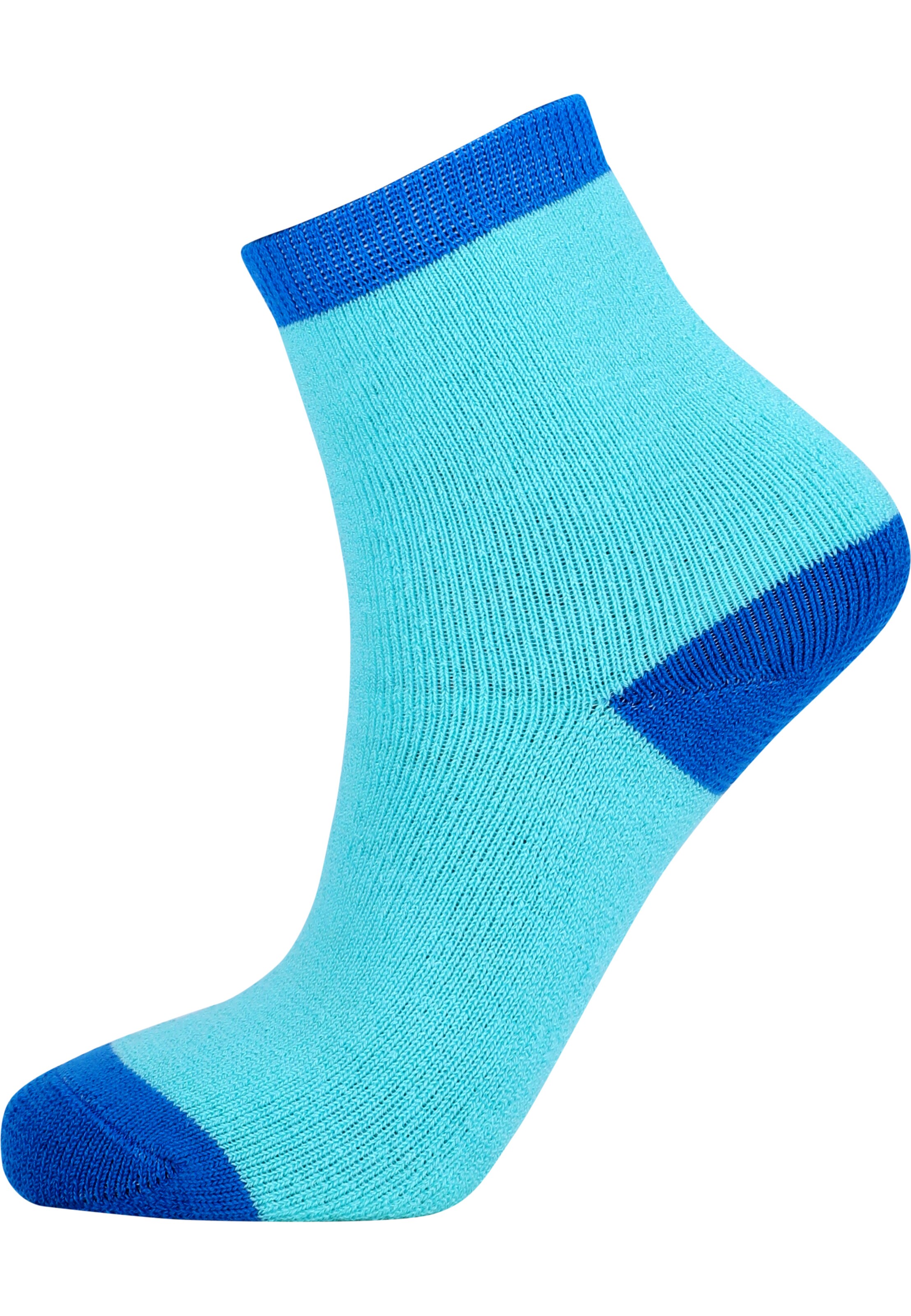 ZigZag Sports socks 'Lime' in Blue